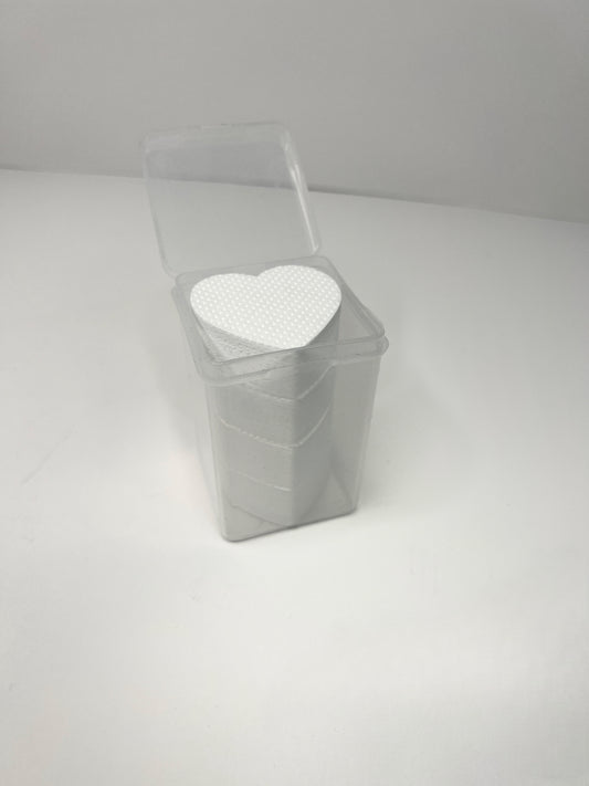 Heart adhesive wipes